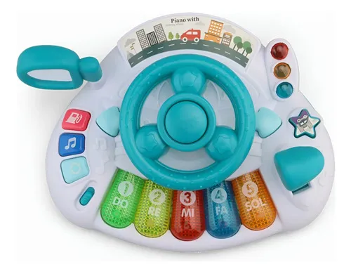 Producto Volante Didáctico Con Piano Luz Y Sonidos Para Bebé Imagen