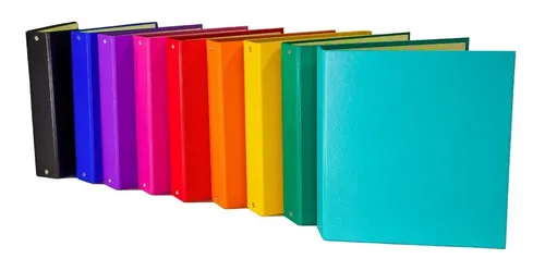 Producto Carpeta Escolar Pvc Numero 3 Avios Color N3 Ganchos Pack X10 Imagen