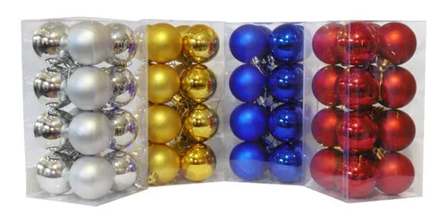 Producto Adornos Navideños Set Bolas De Navidad 5cm X160 Unidades Imagen