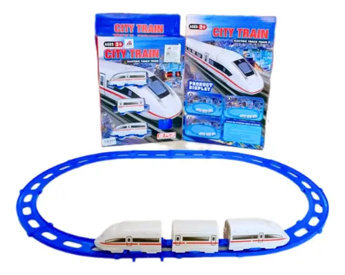 Producto Tren Bala Juguete Pista Alta Velocidad Con Vías Y Sonidos Imagen